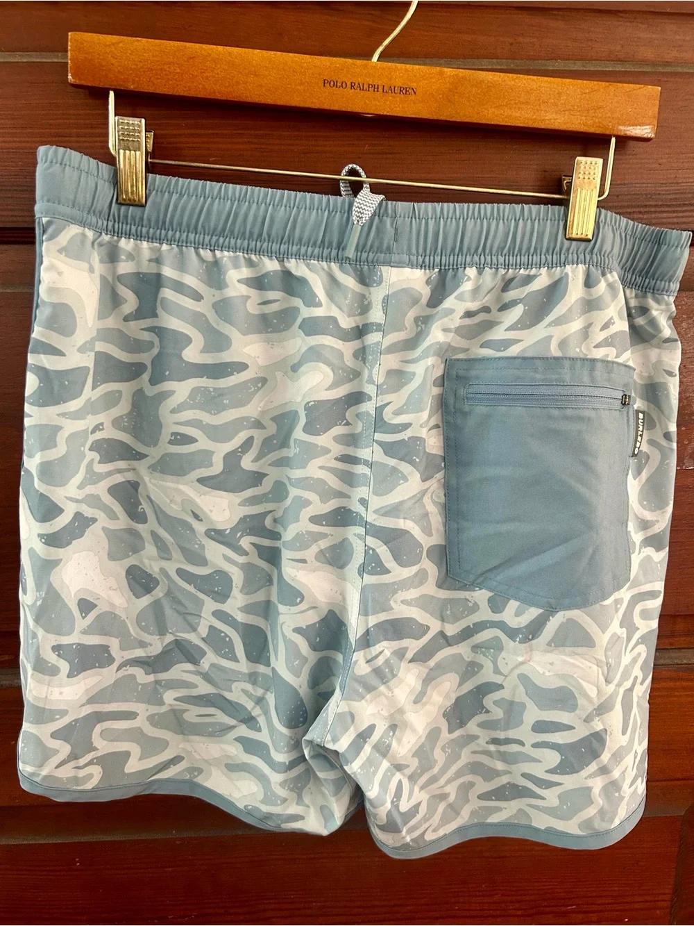 BURLEBO Light Blue Camo Swim Trunks 🔥🔥NEW IN STORES🔥🔥New WithOUT Tags size Med